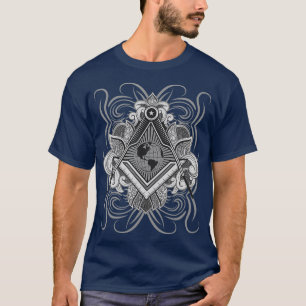 Camiseta Símbolo de Dia Oculto Mystical Secret Masonic