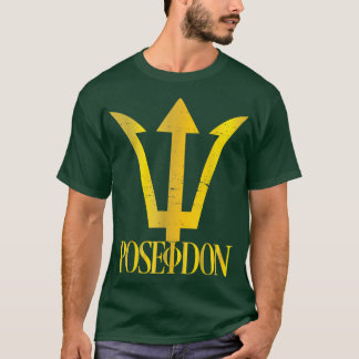 Camiseta Símbolo de energia da Grécia antiga do Poseidon Tr