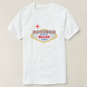 Camiseta Símbolo de estilo Las Vegas Personalizar aposentad