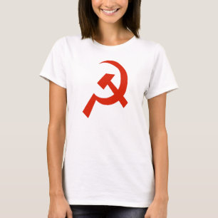 Camiseta Símbolo de foice do martelo USSR