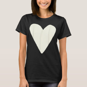 Camiseta Símbolo de forma cardíaca Amor gentileza Fé da Paz