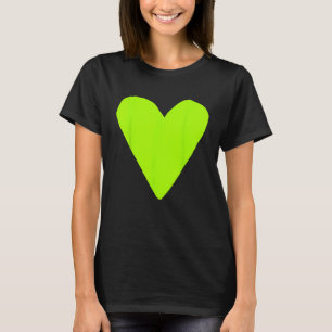 Camiseta Símbolo de forma cardíaca Amor gentileza Primavera