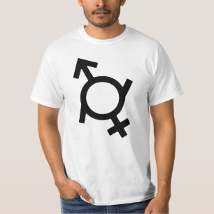 Camiseta Símbolo de Gênero de Fluxo Genérico