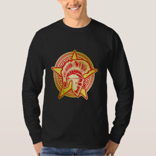 Camiseta Símbolo de Gladiador Capacete Guerreiro Grego Espa