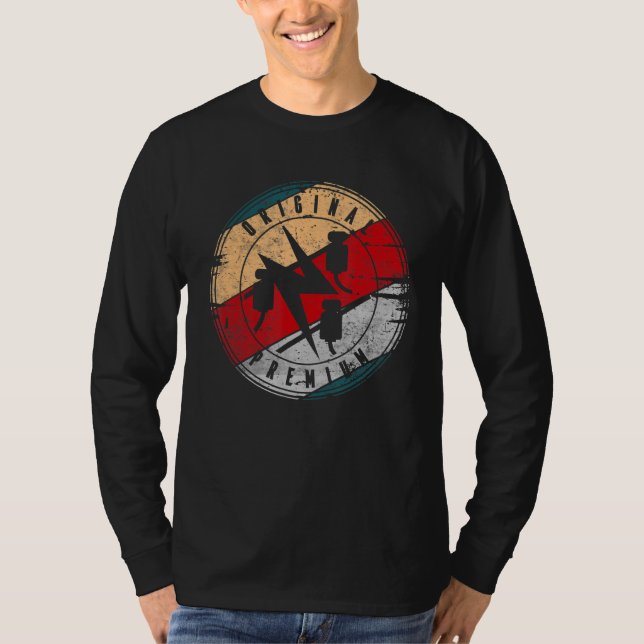 Camiseta Símbolo de Guilda de Eletrônicos Eletrônicos Craf (Frente)