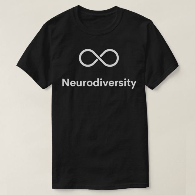 Camiseta Símbolo de Infinidade da Neurodiversidade (Frente do Design)