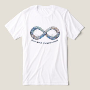 Camiseta Símbolo de Infinito Caos Ligado Força Geométrico