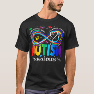 Camiseta Símbolo de Infinito Conscientização do Autismo Neu