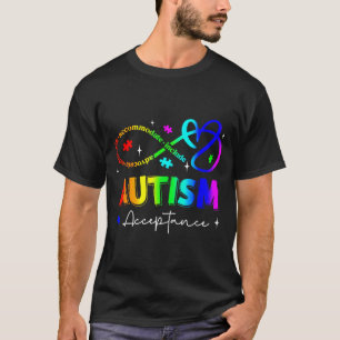 Camiseta Símbolo de Infinito de Aceitação Conscientização d