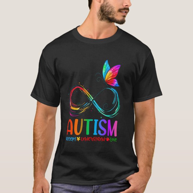 Camiseta Símbolo de Infinito Neurodiversidade Conscientizaç (Frente)