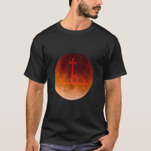 Camiseta Símbolo de Lilith Lua Demônio de Sangue