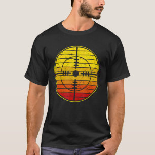 Camiseta Símbolo de mira para caça à caça