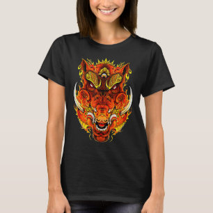 Camiseta Símbolo de mitologia nórdica Visão frontal