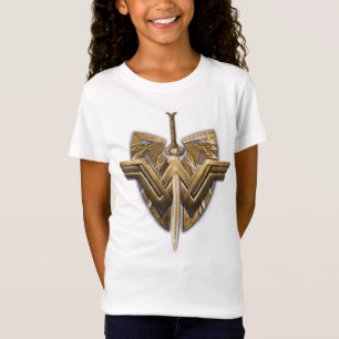 Camiseta Símbolo de Mulher Maravilha com Espada da Justiç