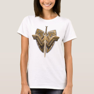 Camiseta Símbolo de Mulher Maravilha com Espada da Justiç