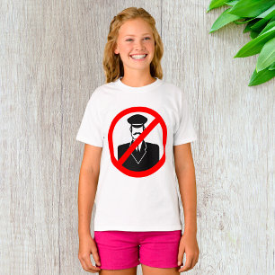 Camiseta Símbolo de Não É Permitido Motorista Engraçado Avi