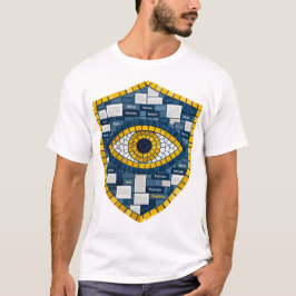 Camiseta Símbolo de Olho Digital & Arte de Tecnologia Futur