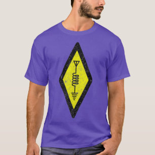 Camiseta Símbolo de Operador de Rádio Amateur Internacion