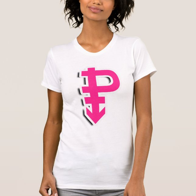 Camiseta Símbolo de Orgulho Pansexual (Frente)