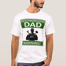 Camiseta Símbolo de Pai de vizinhança personalizável verde