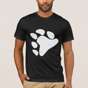 CAMISETA SÍMBOLO DE PAW BRANCO