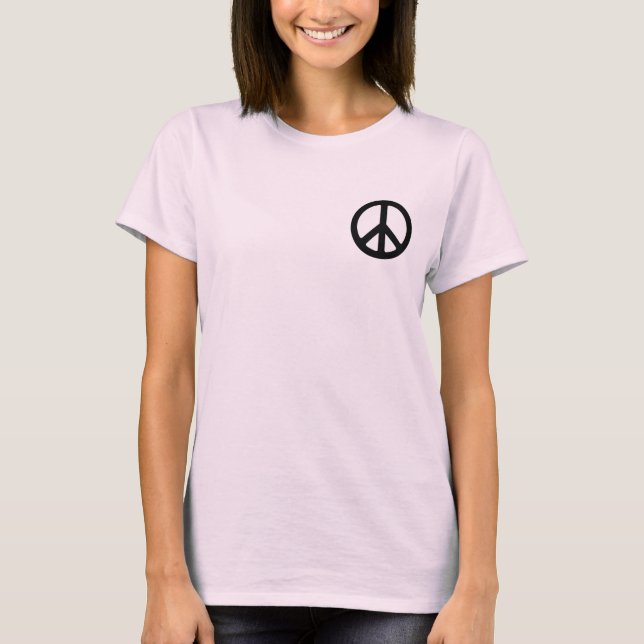 Camiseta símbolo de paz (Frente)