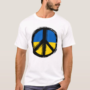 Camiseta Símbolo de paz da Ucrânia - 01-b