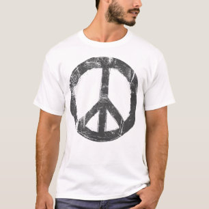 Camiseta Símbolo de Paz Design de Vintage Distante