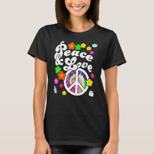 Camiseta Símbolo De Paz E Amor Para As Mulheres Símbolo Yog