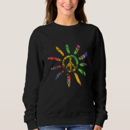 Camiseta Símbolo de Paz Étnica Hippie Bohemian