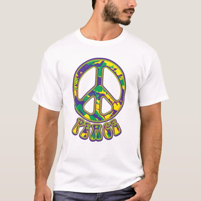 Camiseta Símbolo de Paz Hippie (Frente)