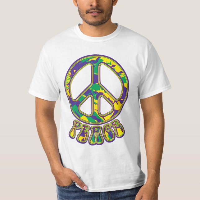Camiseta Símbolo de Paz Hippie (Frente)