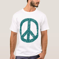Símbolo de paz rabiscado - Moss Green