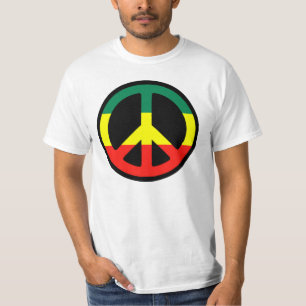 Camiseta Símbolo de paz rasta