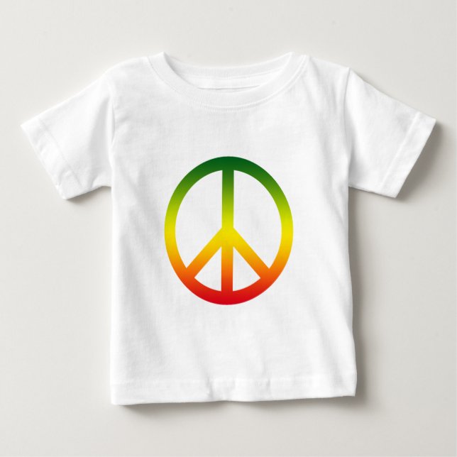 Camiseta Símbolo de paz Rasta (Frente)