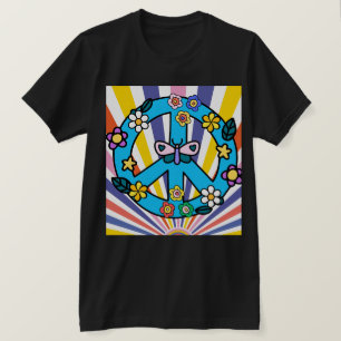 Camiseta Símbolo de Paz Retro