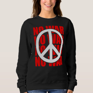 Camiseta Símbolo de Paz Sem guerra da Declaração Anti-Guerr