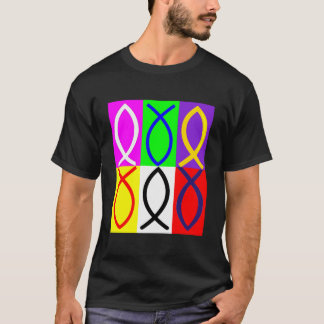 Camiseta Símbolo de Peixe Cristão 2