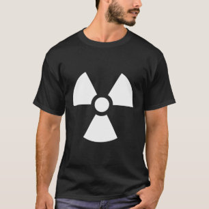 Camiseta Símbolo de perigo de radiação