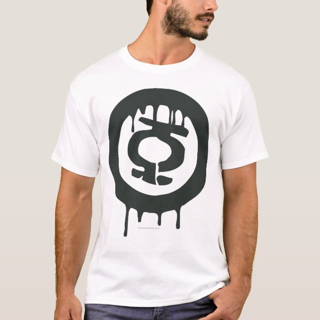 Camiseta Símbolo de pintura Lanterna Verde (Frente)