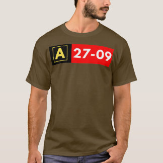 Camiseta Símbolo de pista de circulação de taxiway