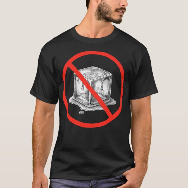 Camiseta Símbolo de Protesto Sem ICE Contra a Aplicação da  (Frente)