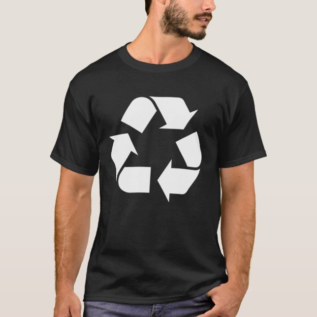 Camiseta Símbolo de Reciclagem Recicle não Desperdice (Frente)