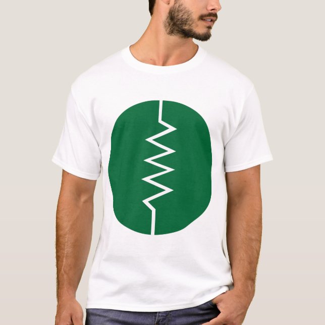 Camiseta Símbolo de Resistor - Circulado (Frente)