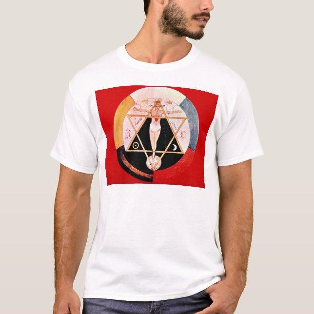 Camiseta Símbolo de Rosicrucian da ordem Hermetic (Frente)