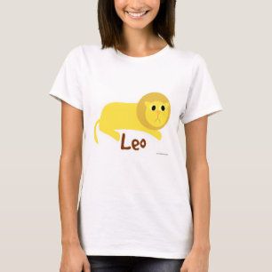 Camiseta Símbolo de Símbolo de Astrologia Lion Leo Cute