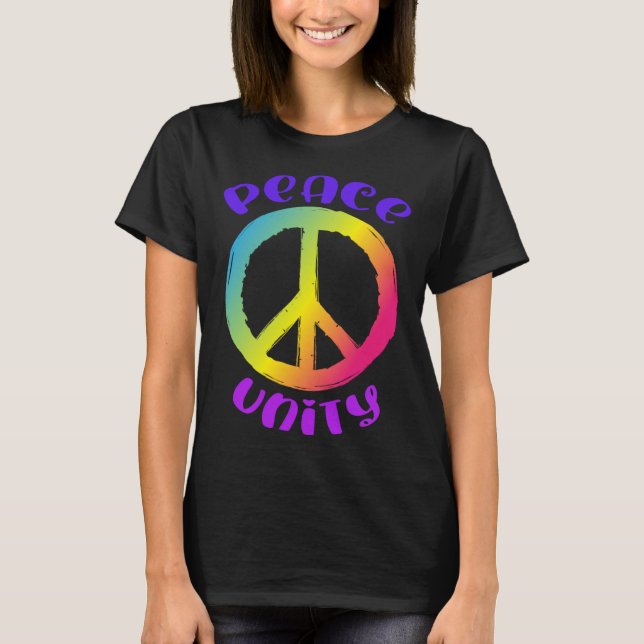 Camiseta Símbolo de Sinal de Paz e de Unidade (Frente)