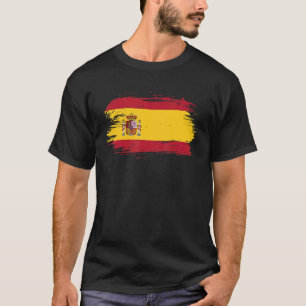 Camiseta Símbolo de Sinalizador de Espanha de espanha I Lov