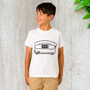 Camiseta Símbolo de telefone antigo