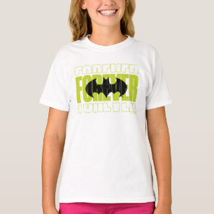 Camiseta Símbolo de Tipografia do Forever Batman Gráfico
